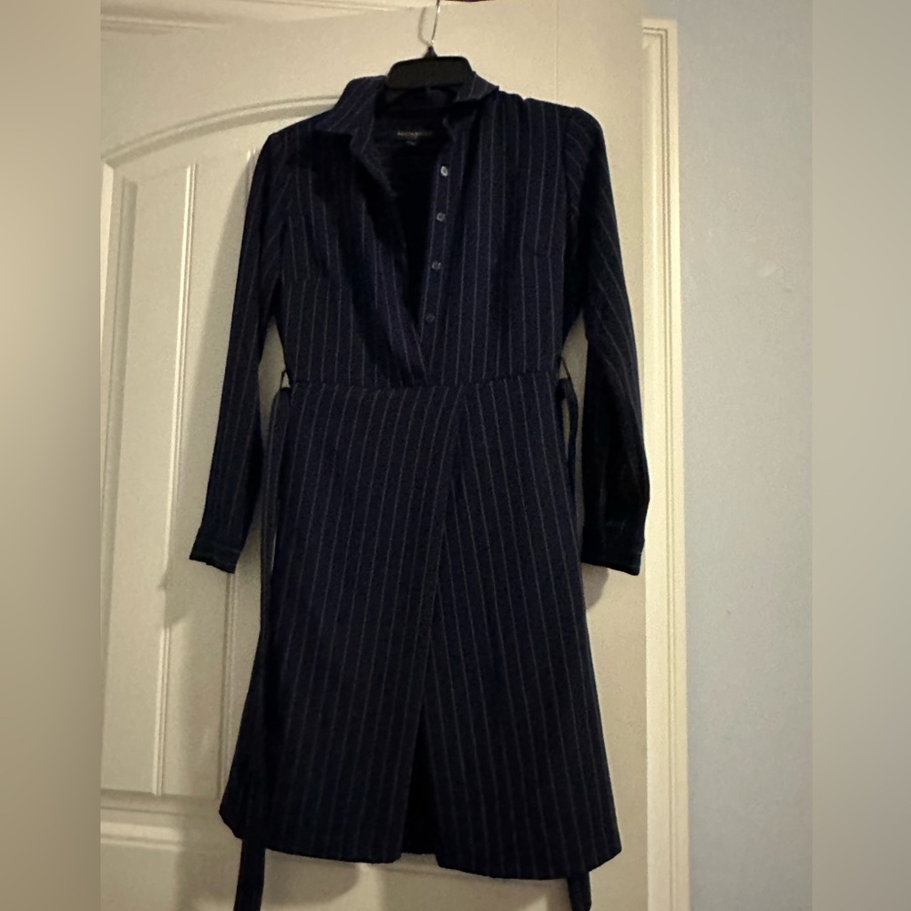 Long sleeve button up dress